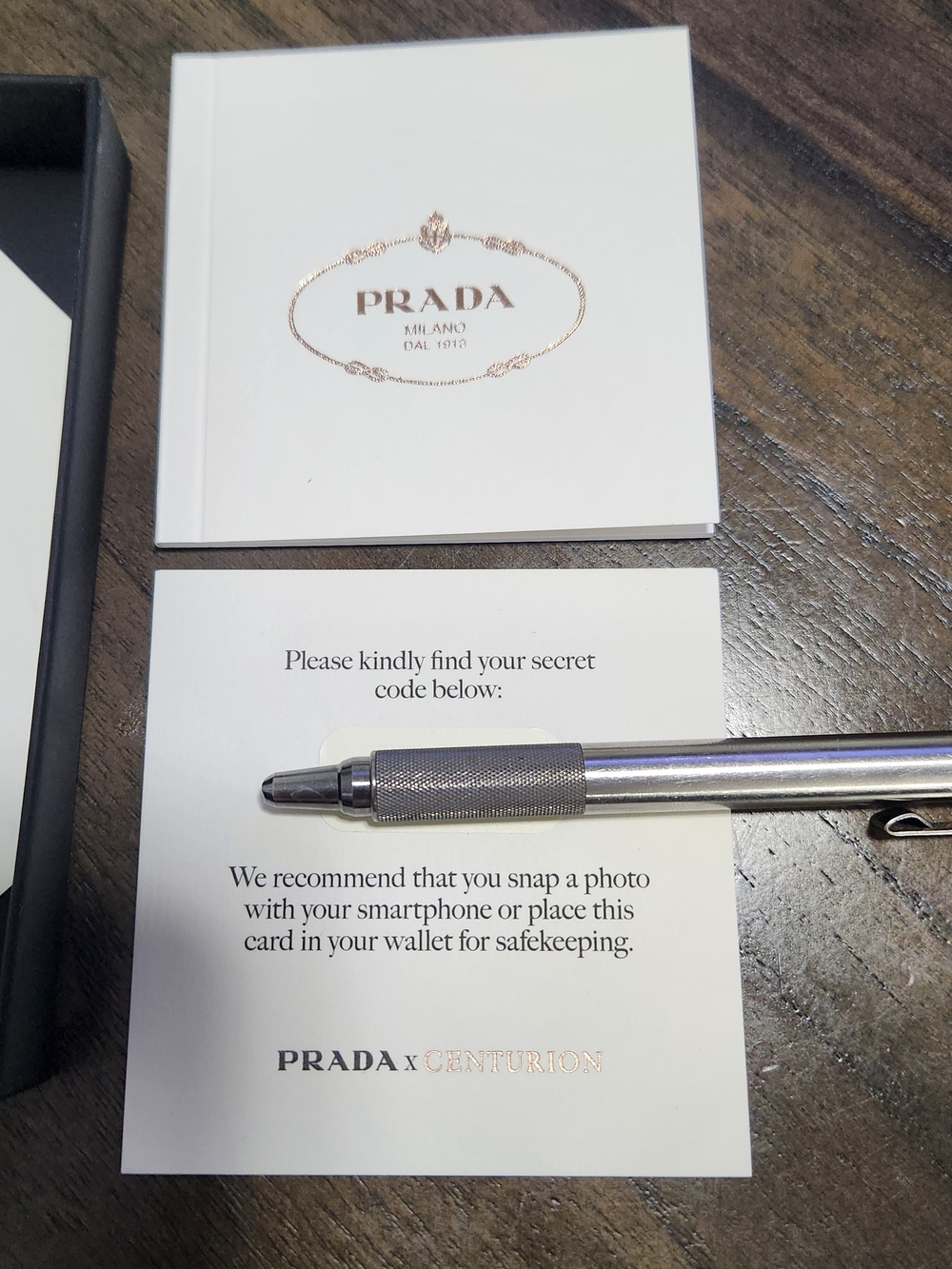 Prada Black Leather Bracelet with Silver Buckle - Picture 13 of 16